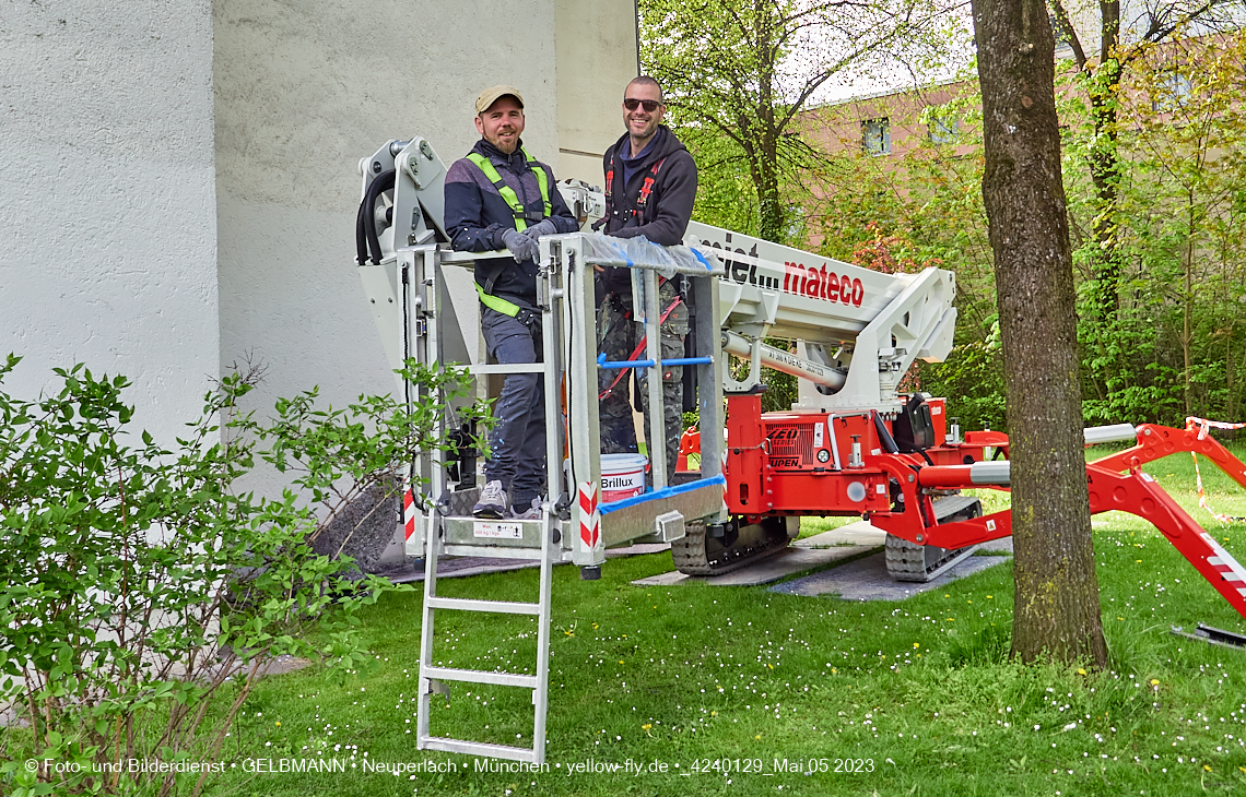05.05.2023 - Graffiti am Karl-Marx-Ring 75 in Neuperlach